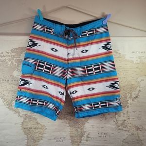 Billabong wild west pattern board shorts 34W